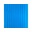 Сотовый поликарбонат цвет Синий 6 мм